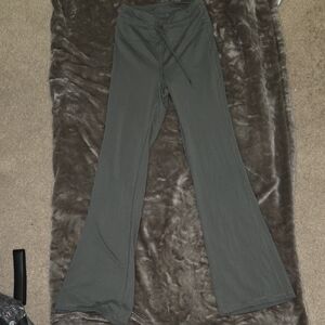 Yogalicious Gray/green Boot Cut Flare Pants